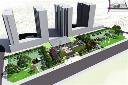 一中学校正道园小区浇筑房套三带付房